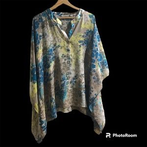 Susan Graver Handkerchief Blouse • Sz 1X